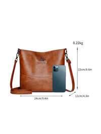 SaneShoppe - Spacious Chic Crossbody Bag for Women - Soft Faux Leather Shoulder Purse with Adjustable Strap, Zip Closure, Multiple Pockets.