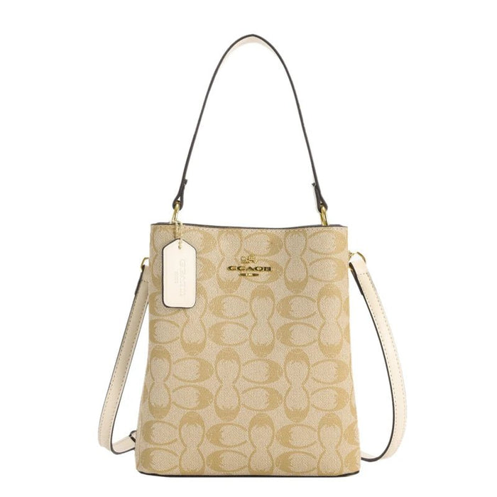 SaneShoppe - Stylish Clutch Mini Bag Casual Simple Vintage Fashionable For Women With Letter Logo And Leather Luxury