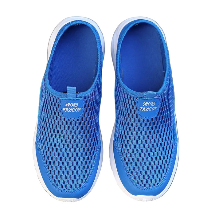 SaneShoppe - Summer Sport Casual Shoes For Men Breathable Slip On Loafers Men Sneakers Lightweight Barefoot Slippers Plus Size 40 - 47