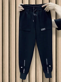 SaneShoppe - Thickened Sweatpants Autumn Winter Fleece - Lined Warm Harlan Pants Women Fashion Y2k Loose Slimming Sports Casual Trousers Female