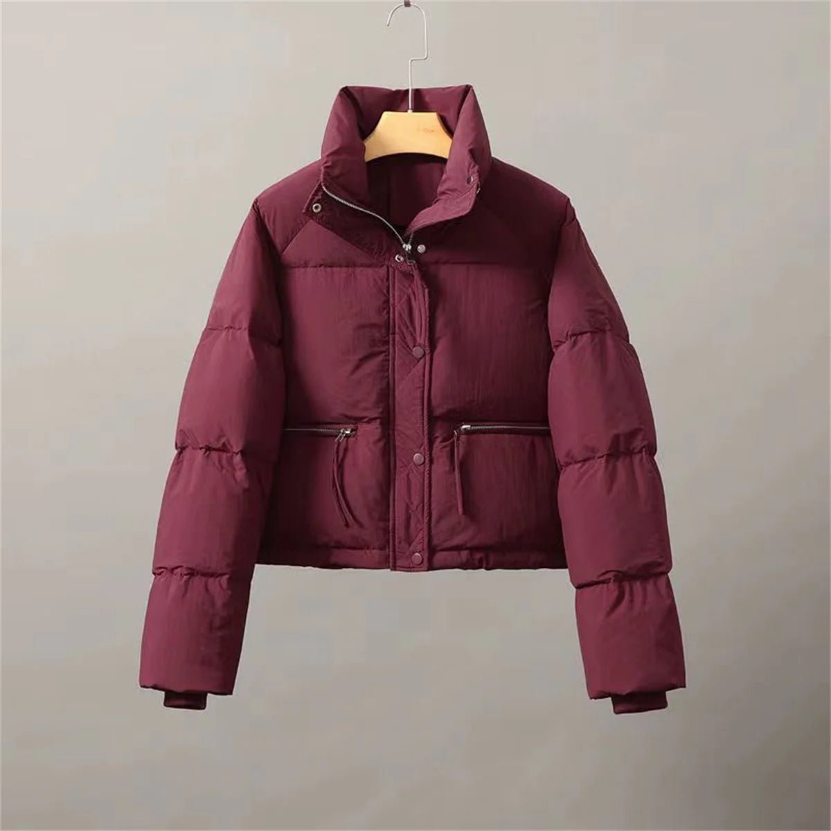 SaneShoppe - Trendy Loose Women's Short Cotton Jackets Coat Winter Fashion Thickened Sense Bread Clothes Outwear Office Ladies Quilted Jacket