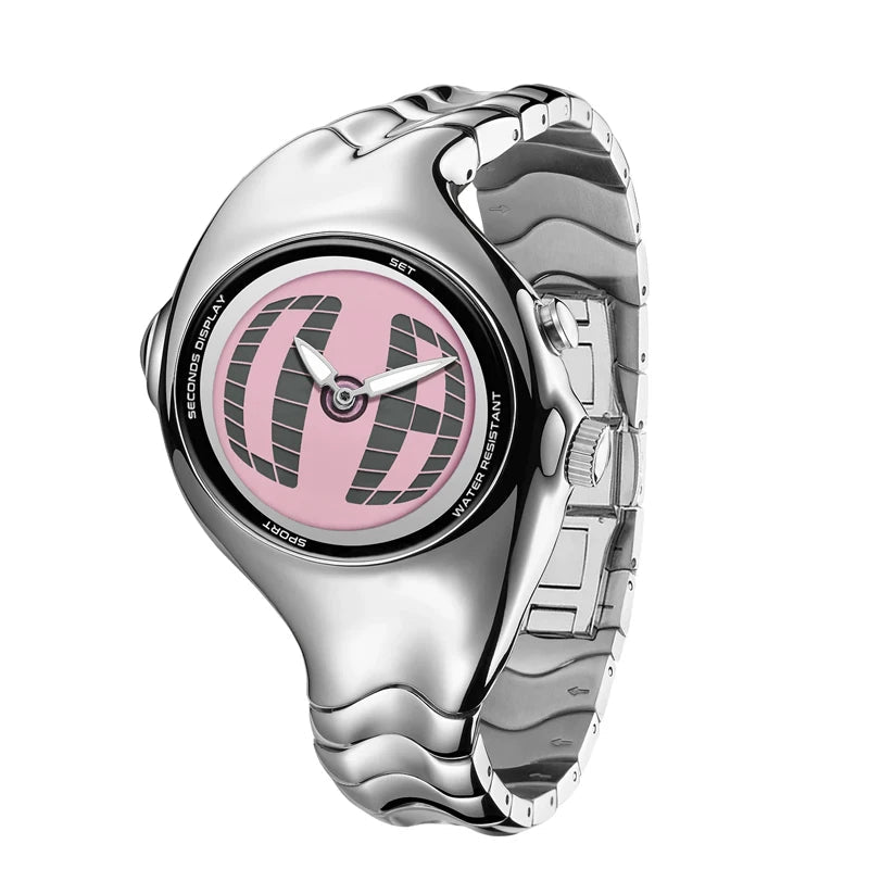SaneShoppe - Twisted Watches Digital Watch Men Waterproof Quartz Wristwatches Male
