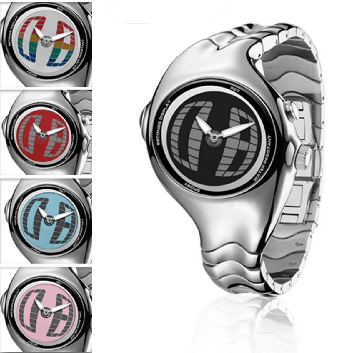 SaneShoppe - Twisted Watches Digital Watch Men Waterproof Quartz Wristwatches Male