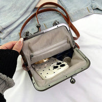 SaneShoppe - Vintage Style Women Handbag Brown Versatile Designer Shoulder Bag PU Leather Ladys Shell Purses Crossbody Bags