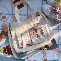 SaneShoppe - Waterproof Canvas Women Handbags Shoulder Bags Nylon Ladies Tote Messenger Bag Oxford Handbag Cross body Bags for Girls Satchels