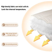 SaneShoppe - Winter Casual Men's Slippers Indoor Waterproof Home Shoes Fur Flat Warm Fashion Couples Bedroom Houseshoes Large size 48/49