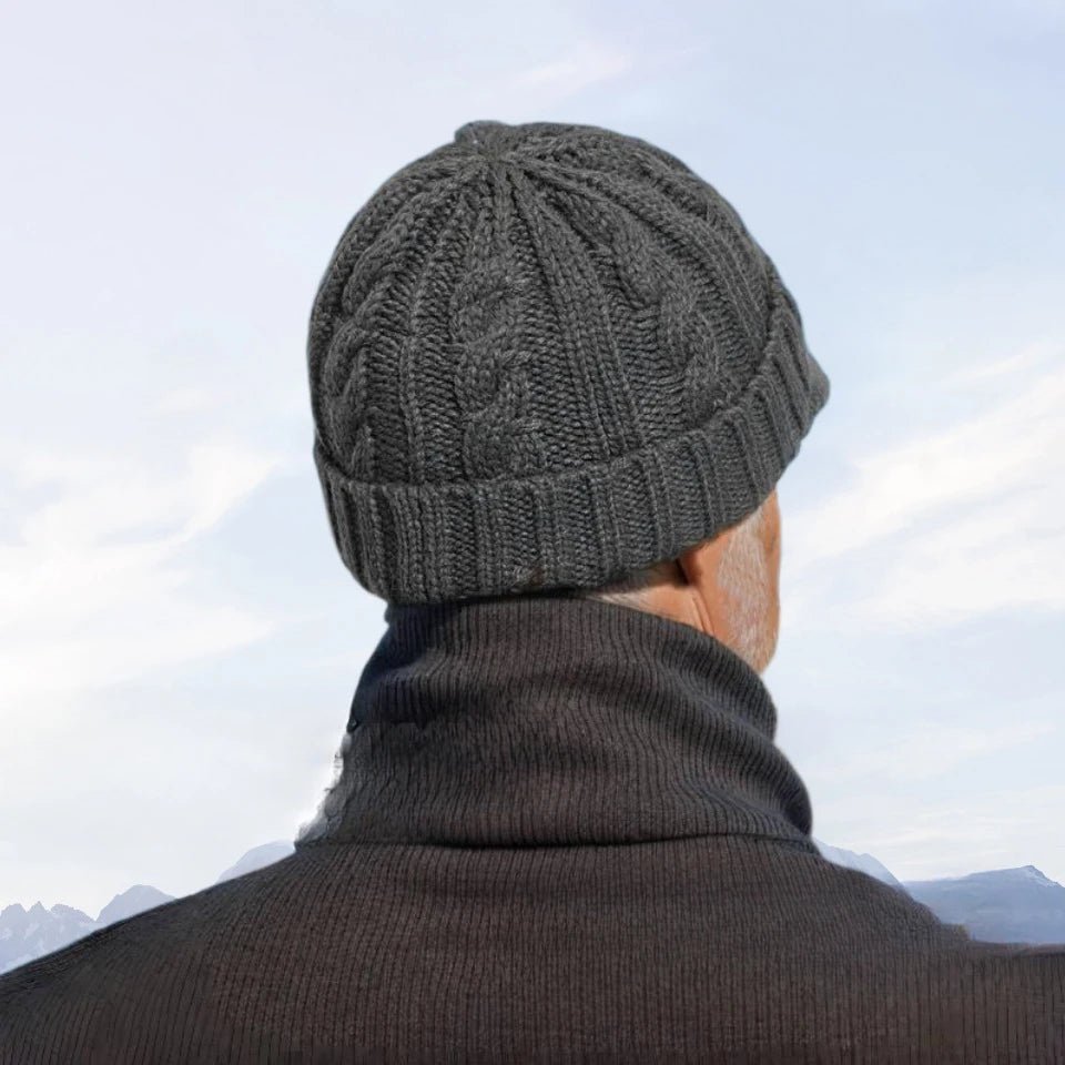 SaneShoppe - Winter Men Knitted Baseball Caps for Women Autumn Winter Warm Snapback Caps Outdoor Sports Travel Hat Ear Protection