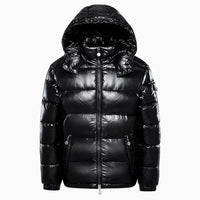 SaneShoppe - Winter Mens Clothing Shiny Down Brand Parkas Coats Man Mountain Ski Cotton Thermal Coats Men Thick Windbreaker Hooded Parkas