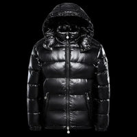 SaneShoppe - Winter Mens Clothing Shiny Down Brand Parkas Coats Man Mountain Ski Cotton Thermal Coats Men Thick Windbreaker Hooded Parkas