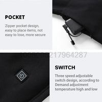 SaneShoppe - Winter USB Electric Heating Jacket Heated Thermal Underwear Men Women Sports Thermal Heated Underwear Electric Heated Equipmen