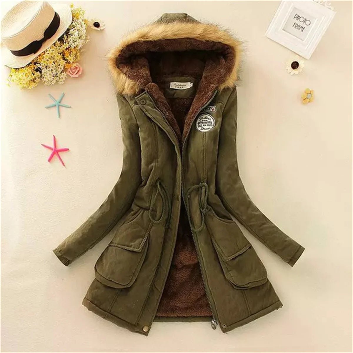SaneShoppe - Winter Warm Parkas Jacket Women New Fashion Korean Loose Hooded Thick Casual Cotton Padded Coat Female Overcoat Casual Lady Tops