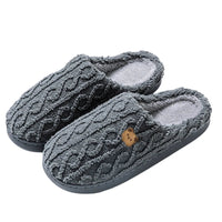 SaneShoppe - Winter Women Cotton Slippers warm Lightweight Anti Slip Slides Comfortable Indoor Home slippers