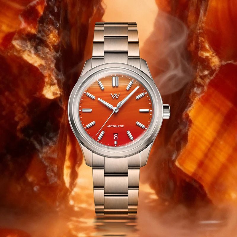 SaneShoppe-WM Gemstone Series NH35 Automatic Mechanical Watch AR Coated Sapphire WM225