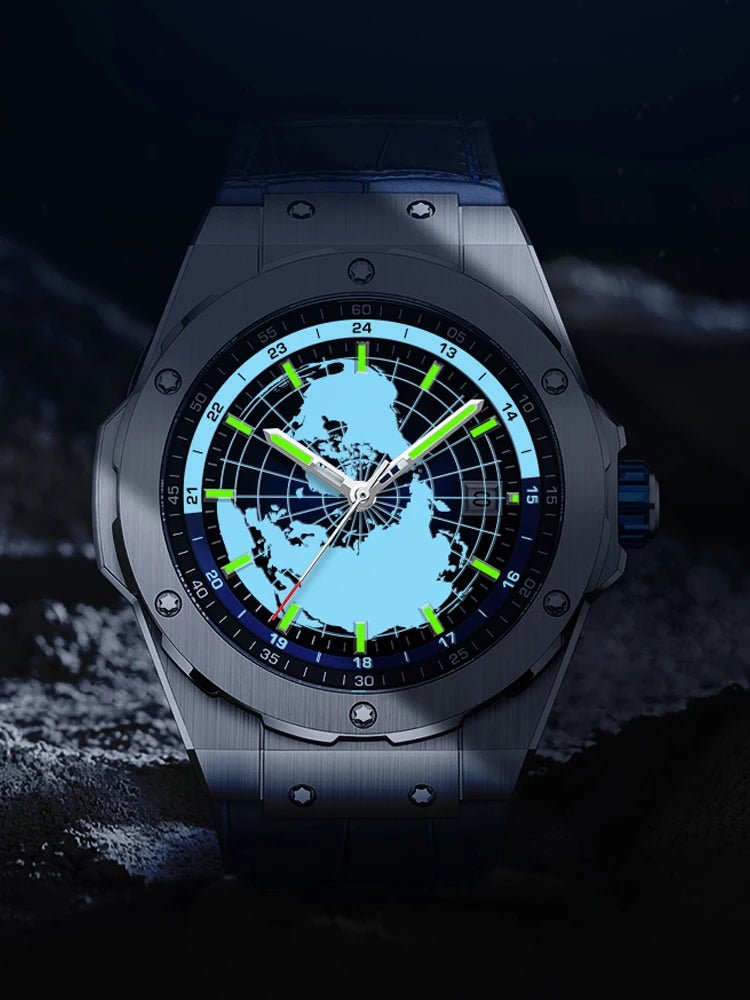 SaneShoppe-Welly Merck Men's Business Automatic Mechanical Watch - WM 124M-WM