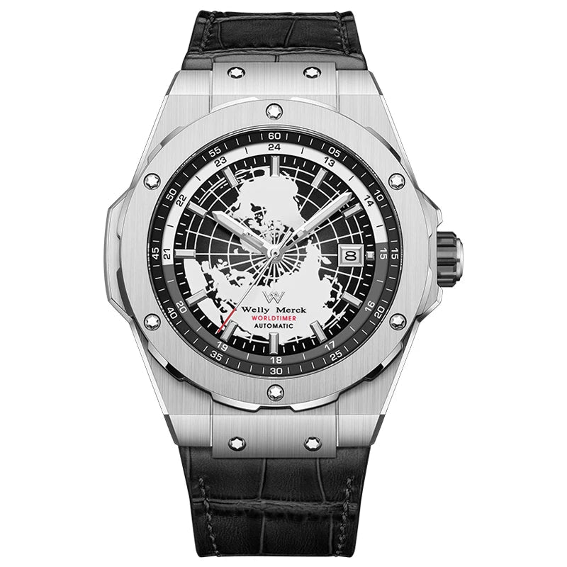 SaneShoppe-Welly Merck Men's Business Automatic Mechanical Watch - WM 124M-WM