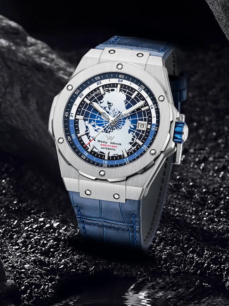 SaneShoppe-Welly Merck Men's Business Automatic Mechanical Watch - WM 124M-WM