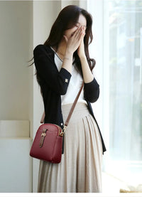 SaneShoppe - Woman Luxury Purses and Handbags Designer Soft Leather Shoulder Crossbody Bags for Women 2025 Ladies Messenger Bag Sac A Main