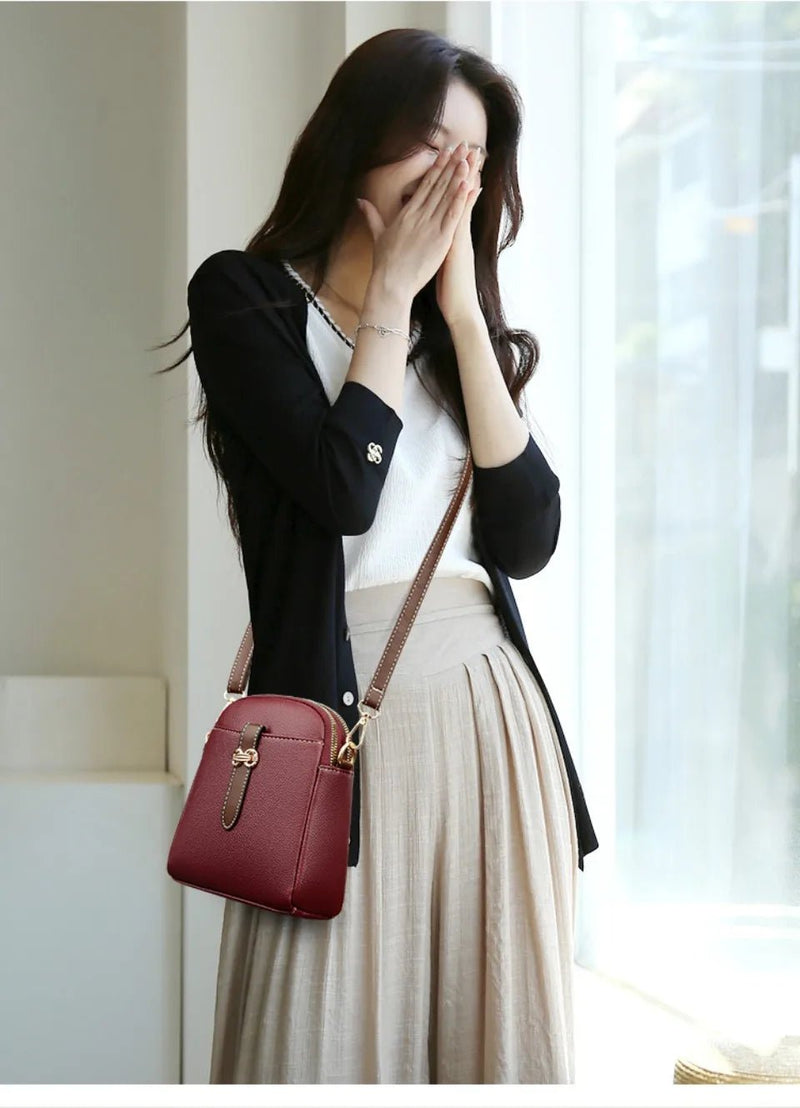 SaneShoppe - Woman Luxury Purses and Handbags Designer Soft Leather Shoulder Crossbody Bags for Women 2025 Ladies Messenger Bag Sac A Main