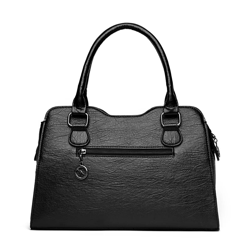 SaneShoppe - Women Bags Luxury Handbags Fashion Totes Ladies Shoulder Bags High Quality PU Leather Casual Totes Top Handle Shoulder Messenger