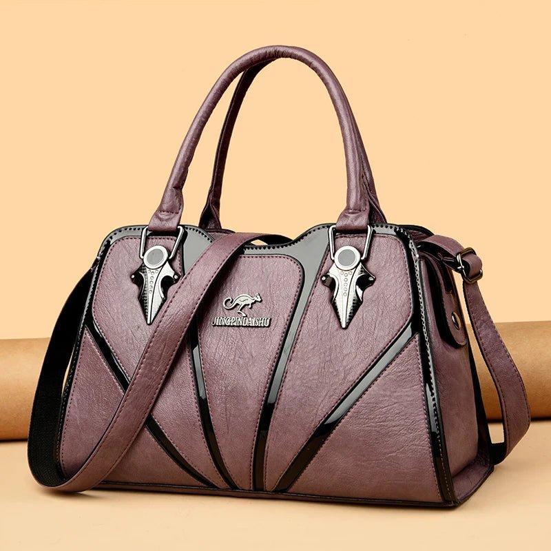 SaneShoppe - Women Bags Luxury Handbags Fashion Totes Ladies Shoulder Bags High Quality PU Leather Casual Totes Top Handle Shoulder Messenger