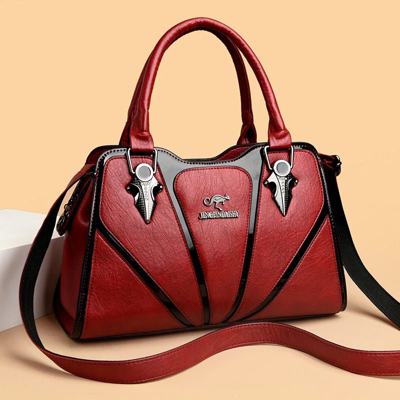 SaneShoppe - Women Bags Luxury Handbags Fashion Totes Ladies Shoulder Bags High Quality PU Leather Casual Totes Top Handle Shoulder Messenger