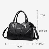 SaneShoppe - Women Bags Luxury Handbags Fashion Totes Ladies Shoulder Bags High Quality PU Leather Casual Totes Top Handle Shoulder Messenger