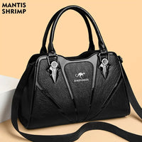 SaneShoppe - Women Bags Luxury Handbags Fashion Totes Ladies Shoulder Bags High Quality PU Leather Casual Totes Top Handle Shoulder Messenger
