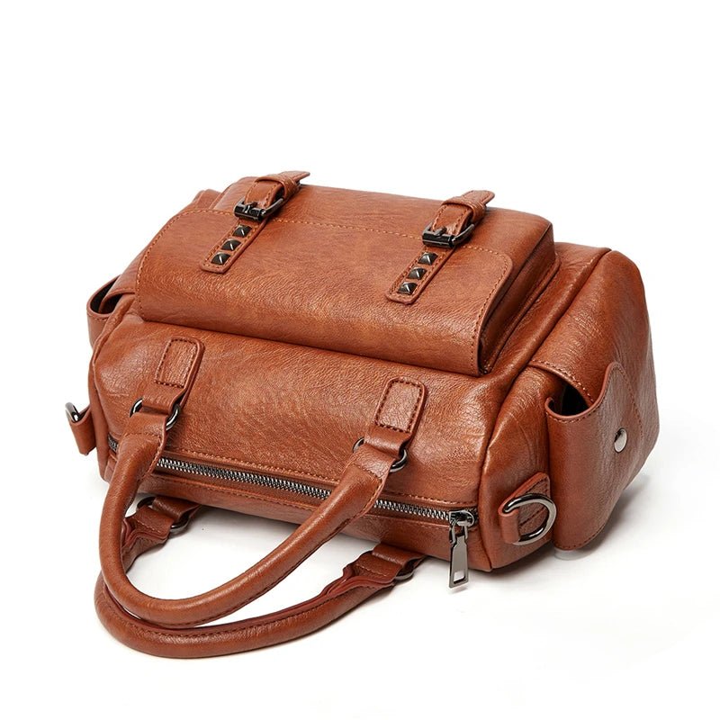 SaneShoppe - Women Faux Leather Handbags Female PU Crossbody Shoulder Bags Fashion Tote Bag Gift For Girls Mom Bolsas Femininas Sac A Main