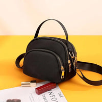 SaneShoppe - Women Handbag and Purse 2025 New Designer 3 Layers Large Capacity Shoulder Bags Lady Crossbody Bag Sweet Red Black Bolso Mujer