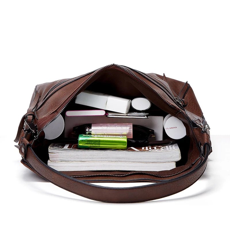 SaneShoppe - Women Handbags Female Designer Brand Shoulder Bags for Travel Weekend Outdoor Feminine Bolsas Leather Large Messenger bag Winter