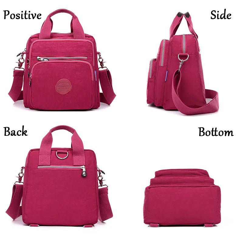 SaneShoppe - Women Messenger Bags Clutch Female Handbags Three Zipper Main Bag Woman Famous Brands Designer Shoulder Crossbody Bag Sac A Main