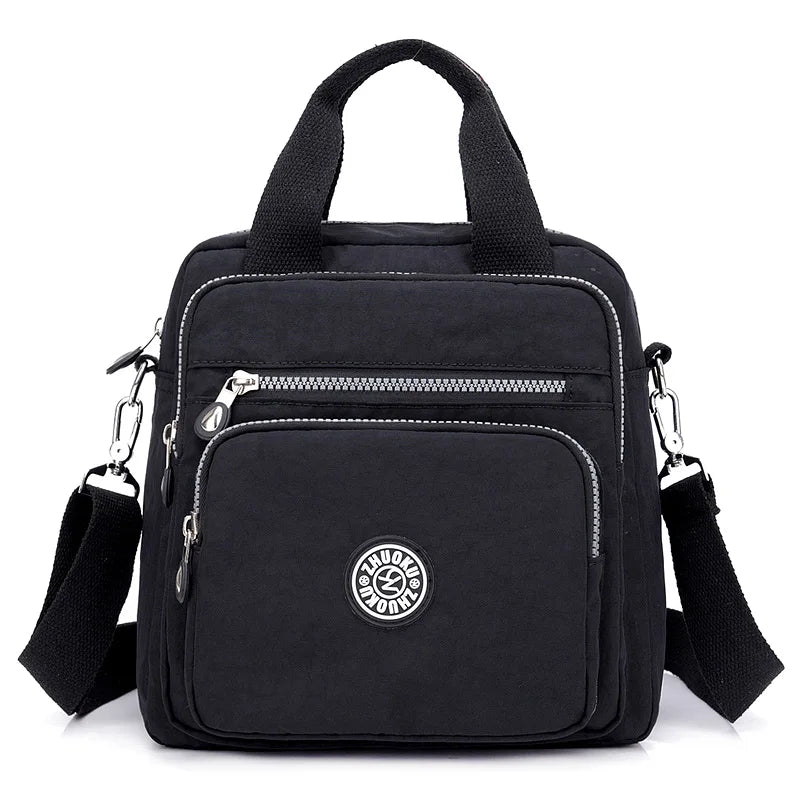 SaneShoppe - Women Messenger Bags Light Travel Handbag Waterproof Nylon Double Shoulder Bags Casual Quality Crossbody bag Lady Flap Tote