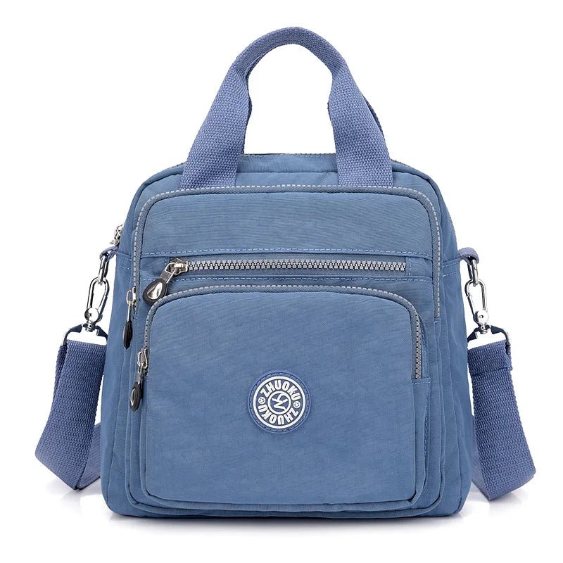 SaneShoppe - Women Messenger Bags Light Travel Handbag Waterproof Nylon Double Shoulder Bags Casual Quality Crossbody bag Lady Flap Tote