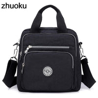 SaneShoppe - Women Messenger Bags Light Travel Handbag Waterproof Nylon Double Shoulder Bags Casual Quality Crossbody bag Lady Flap Tote