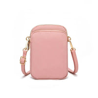 SaneShoppe - Women Mini Bag Crossbody Zipper Shoulder Bags Mobile Phone Purse Vertical Multifunctional Wallet Black Walking Crossbody Bags