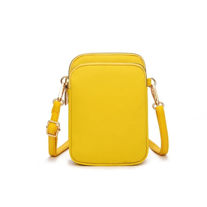 SaneShoppe - Women Mini Bag Crossbody Zipper Shoulder Bags Mobile Phone Purse Vertical Multifunctional Wallet Black Walking Crossbody Bags