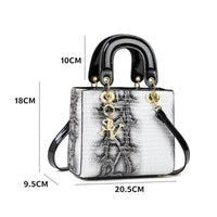 SaneShoppe - Women Shoulder Bag Luxury Designer Handbags For Women Bright Leather Messenger Crossbody Bags Top - handle Bags Trend Women's Bag