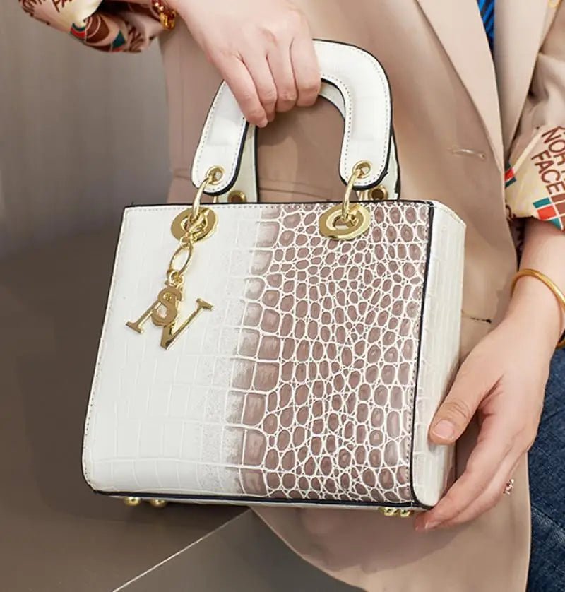 SaneShoppe - Women Shoulder Bag Luxury Designer Handbags For Women Bright Leather Messenger Crossbody Bags Top - handle Bags Trend Women's Bag