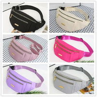 SaneShoppe - Women Sports Waist Bag Multi - Layer Fanny Pack Phone Essentials during Outdoor Activities Crossbody Purse Sports Chest Bag