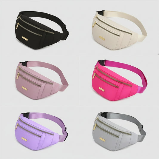 SaneShoppe-Outdoor Sports Waist Bag Multi-Layer Fanny Pack with Phone Pocket