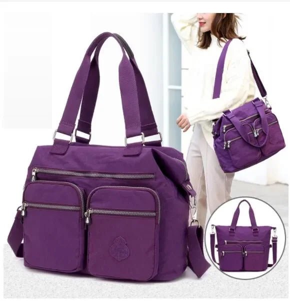 SaneShoppe - Women's Fashion Top - Handle Bag for Women Big Handbag Nylon Crossbody Bags Waterproof Shoulder bag purses and handbags bolsos sac