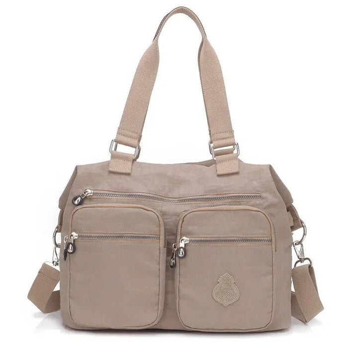 SaneShoppe-Waterproof Nylon Shoulder Bag for Women Big Handbag Crossbody Purses