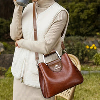 SaneShoppe-Vintage Women's Fashion Tote Bag with Multiple Pockets