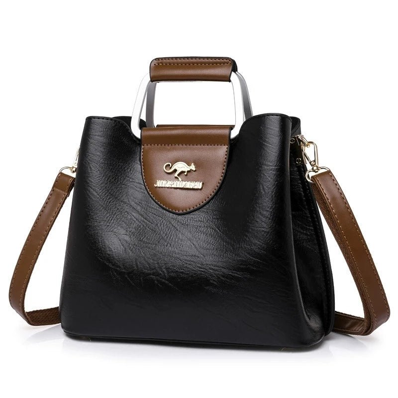 SaneShoppe-Vintage Women's Fashion Tote Bag with Multiple Pockets