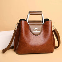 SaneShoppe-Vintage Women's Fashion Tote Bag with Multiple Pockets