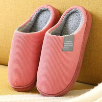 SaneShoppe - Women's Men's Thick Soft Bottom Home Slippers Household Plush Slippers Anti - slip Thermal Slippers Indoor Winter