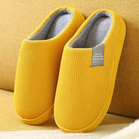 SaneShoppe - Women's Men's Thick Soft Bottom Home Slippers Household Plush Slippers Anti - slip Thermal Slippers Indoor Winter