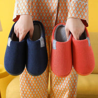 SaneShoppe - Women's Men's Thick Soft Bottom Home Slippers Household Plush Slippers Anti - slip Thermal Slippers Indoor Winter