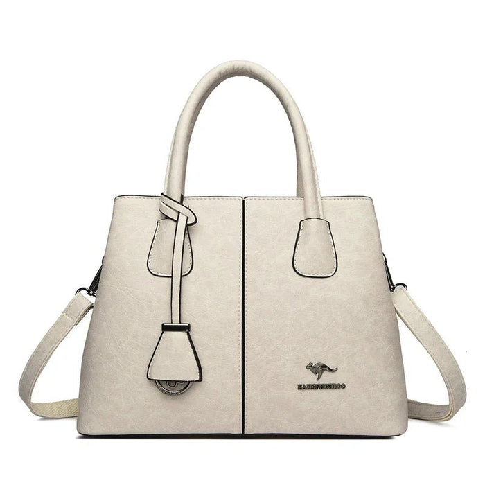 SaneShoppe - Women's PU Leather Handbags Ladies Large Tote Bag Female Square Shoulder Bags Bolsas Femininas Sac Fashion Crossbody Bags Purse