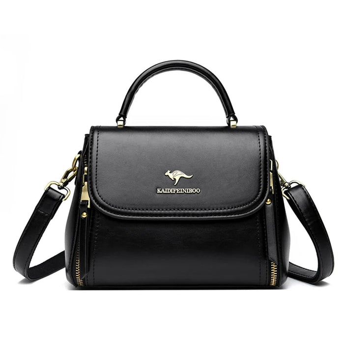 SaneShoppe - Women's Soft Leather Top - Handle Bags Luxury Design Shoulder Messenger Bags High Quality Handbags and Purses Commuting Sac a Main